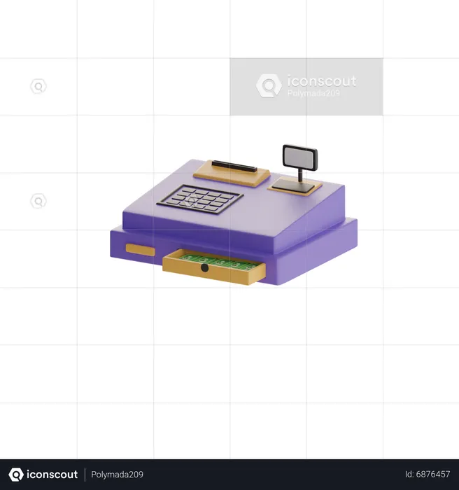 Cash Machine  3D Icon