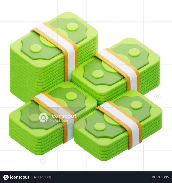 CASH MONEY  3D Icon