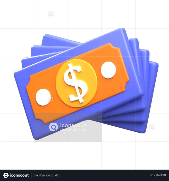 Cash Money  3D Icon