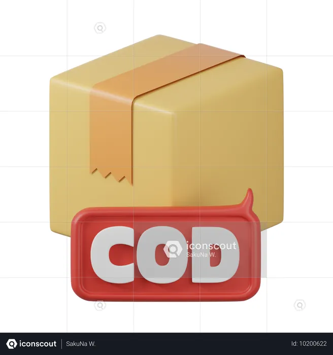 대금 상환  3D Icon