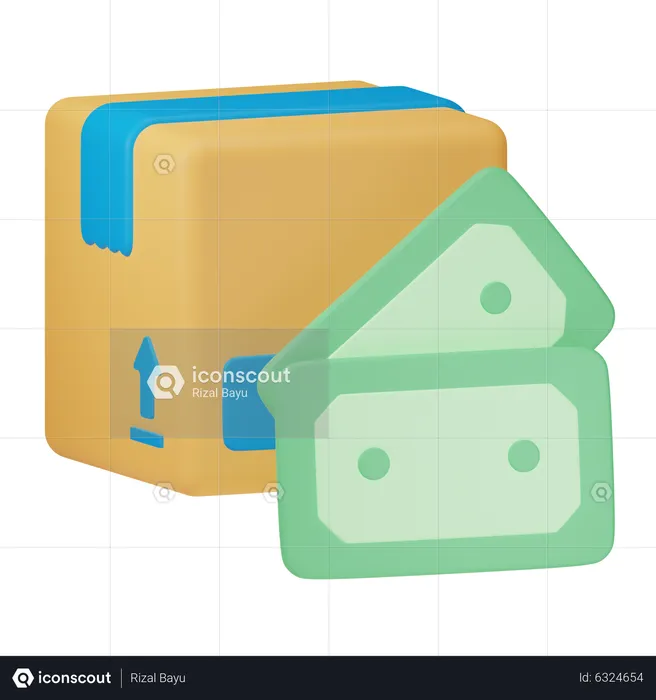 Cash On Delivery  3D Icon