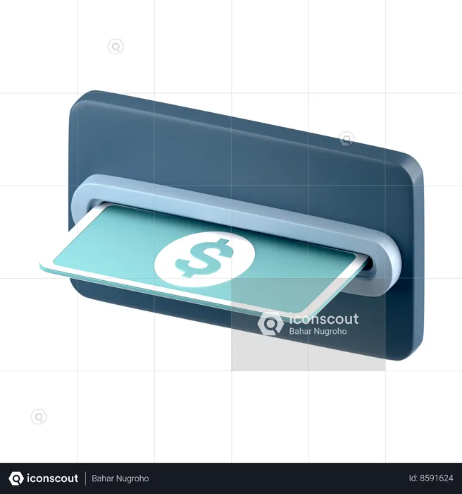 Cash out  3D Icon