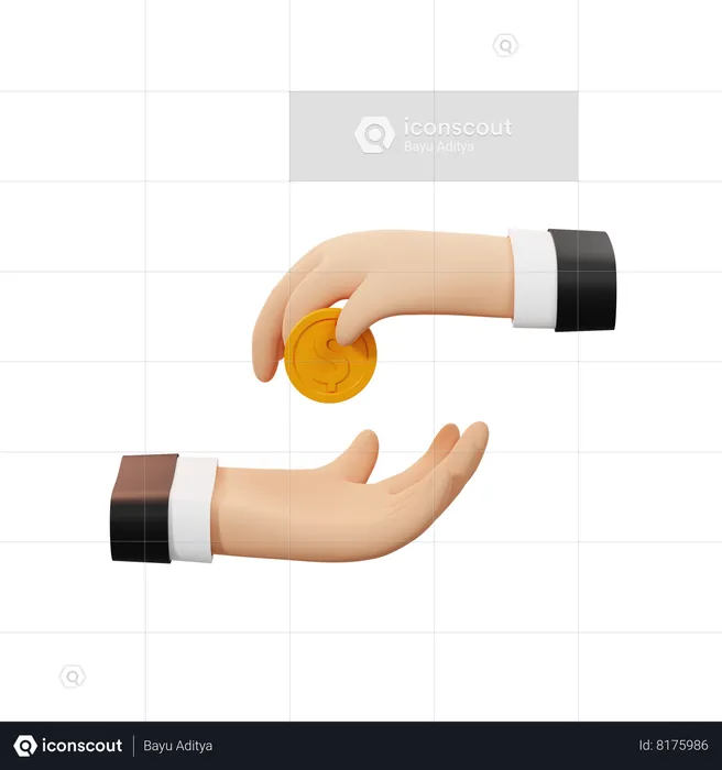 Cash Payment Emoji 3D Icon