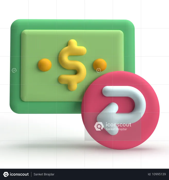 Cashback  3D Icon