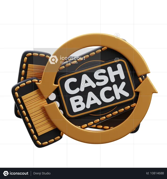 Cashback  3D Icon