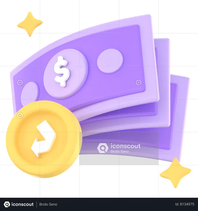 Cashback  3D Icon