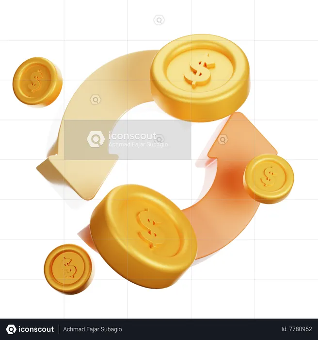 Cashback  3D Icon