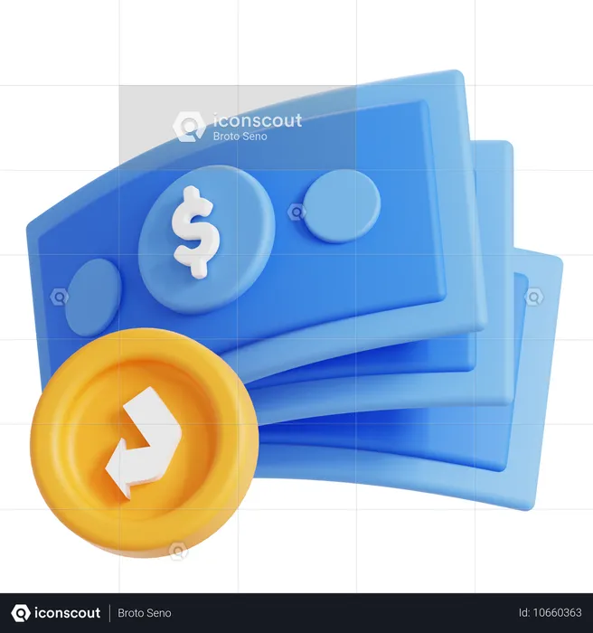 Cashback  3D Icon