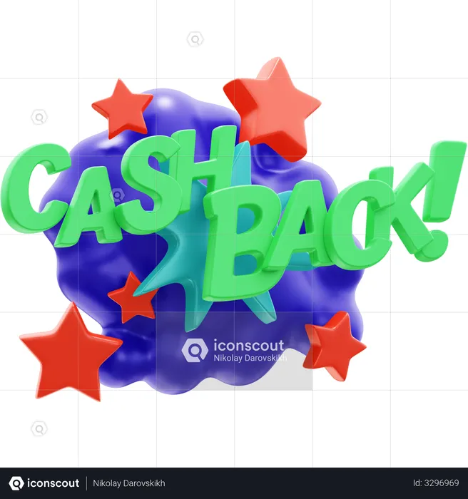 Cashback  3D Illustration