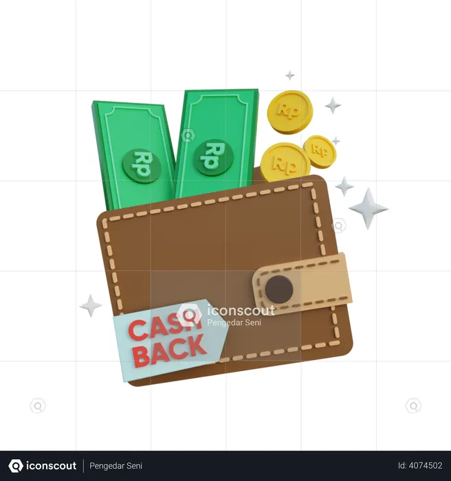 Cashback  3D Illustration