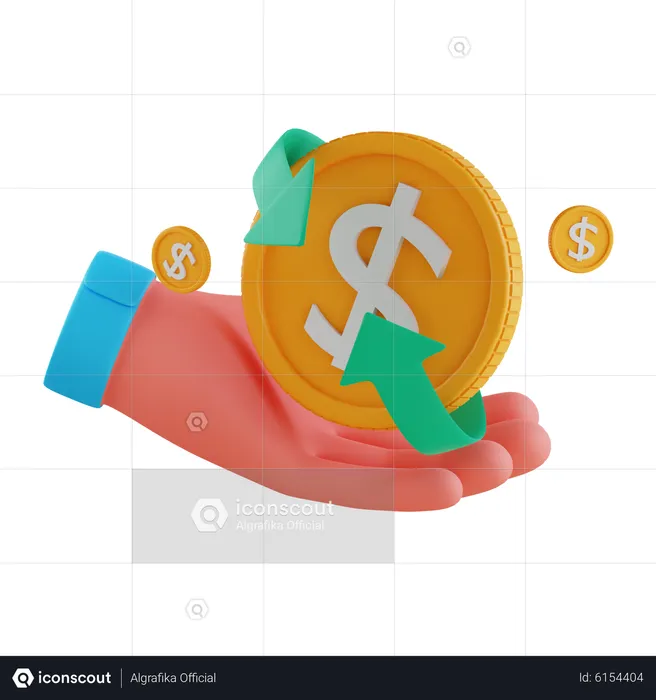 Cashback  3D Icon