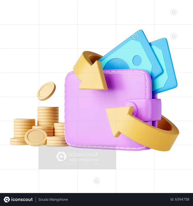 Cashback  3D Icon