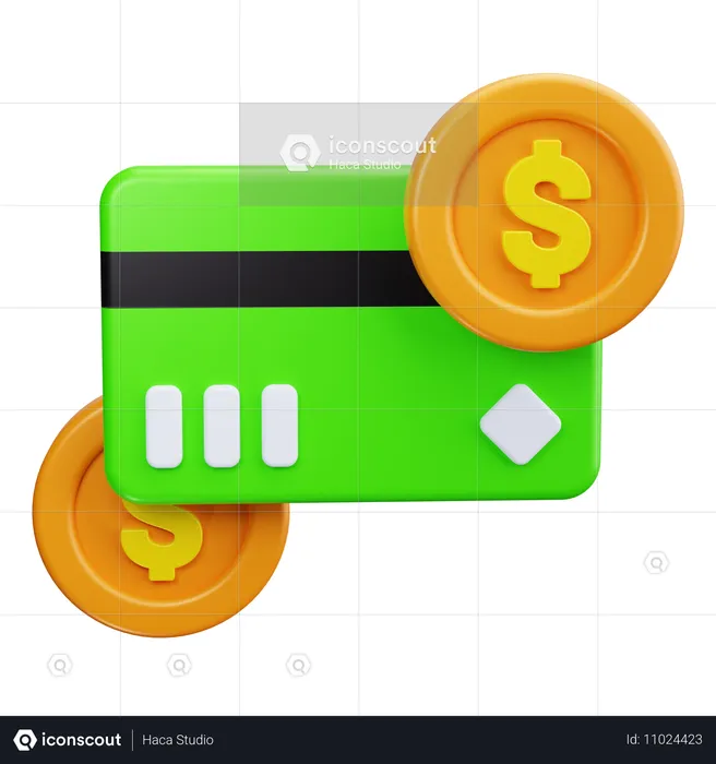 Cashback Gift Card  3D Icon