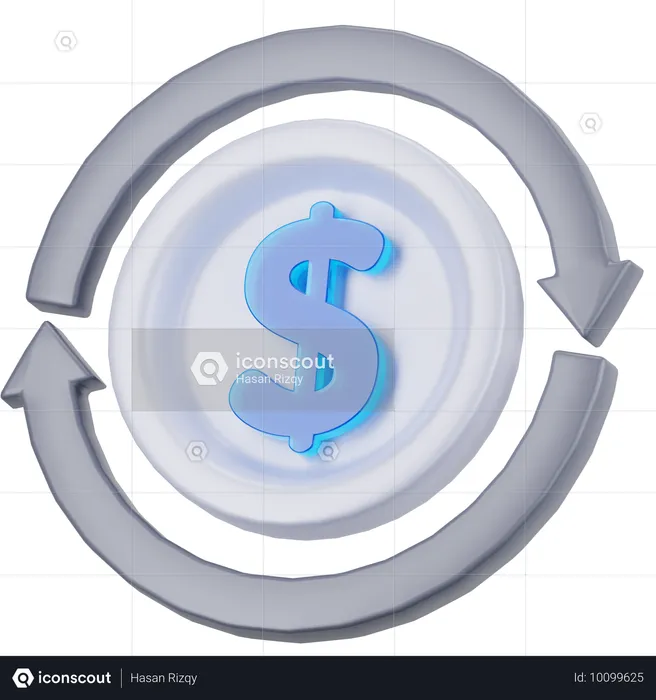 Cashflow  3D Icon