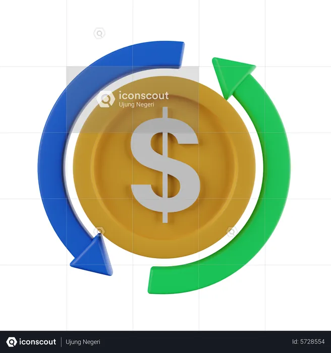 Cashflow  3D Icon