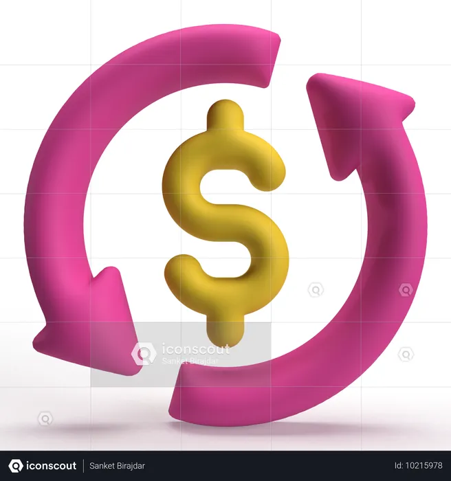 Cashflow  3D Icon