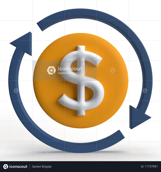 Cashflow  3D Icon