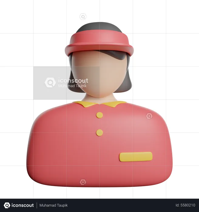 Cashier  3D Icon