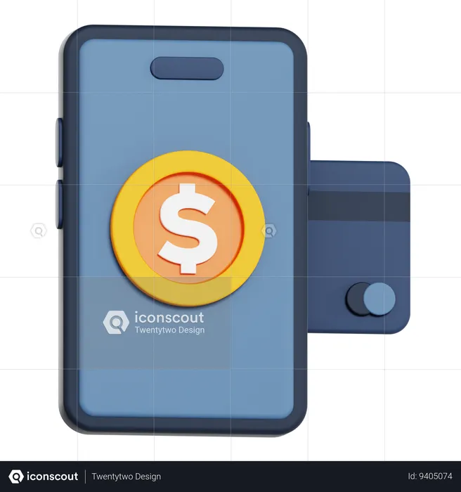 Cashless  3D Icon
