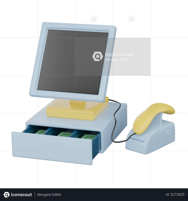 Cashregister  3D Icon
