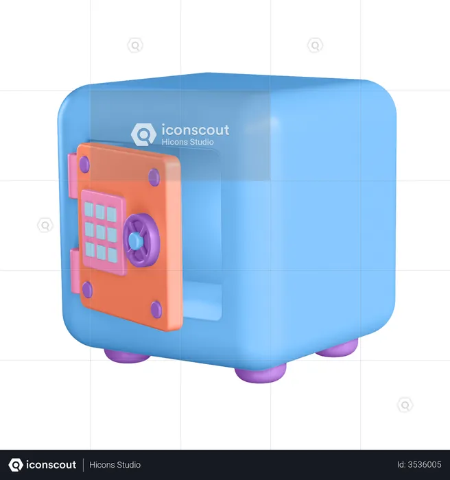Casier  3D Icon