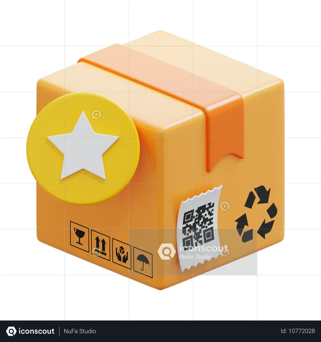 Caja favorita  3D Icon