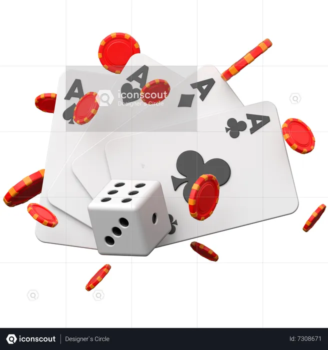 Casino  3D Icon