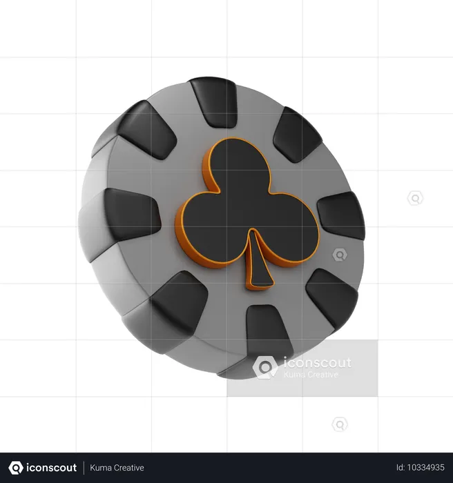 Casino Chip  3D Icon