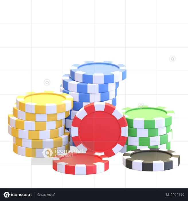Casino Chip  3D Illustration