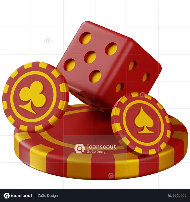 Casino Game Batch4  3D Icon