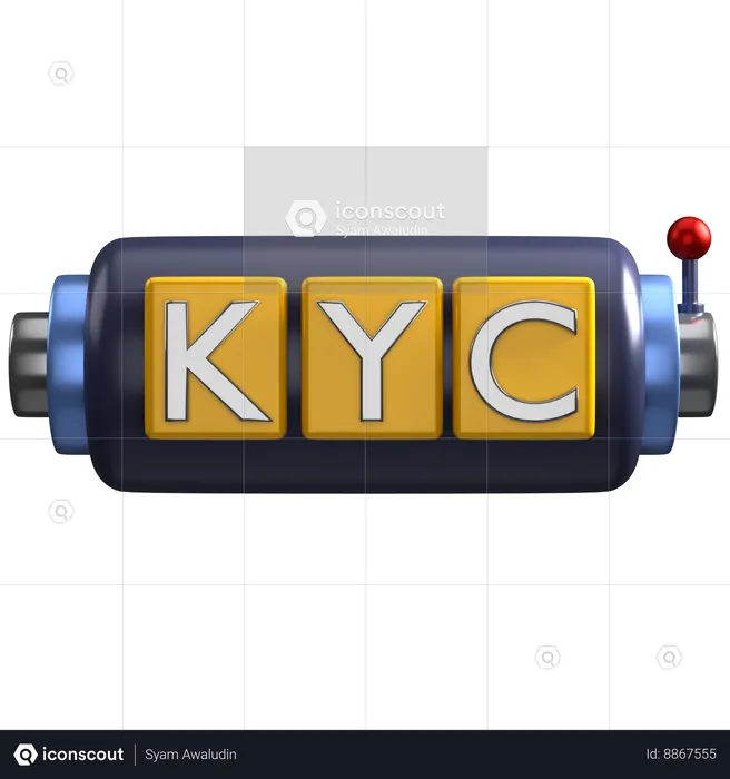 Casino Kyc  3D Icon