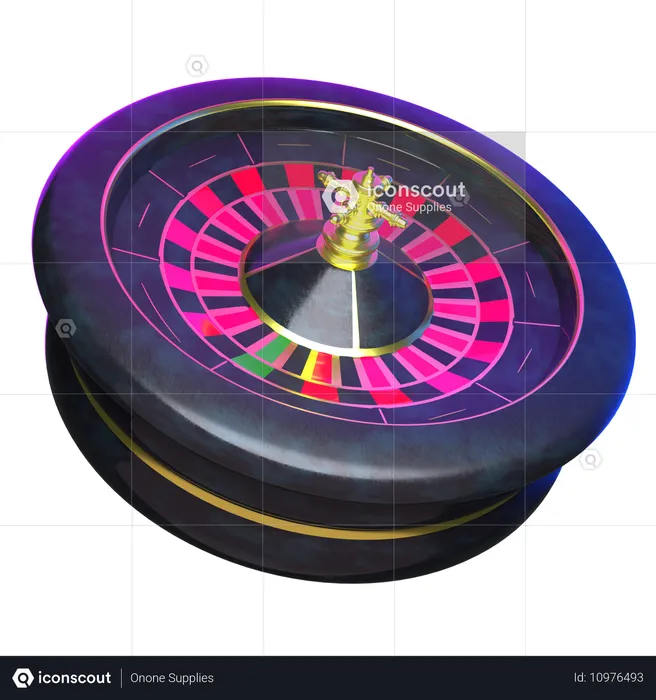 Roulette de casino  3D Icon