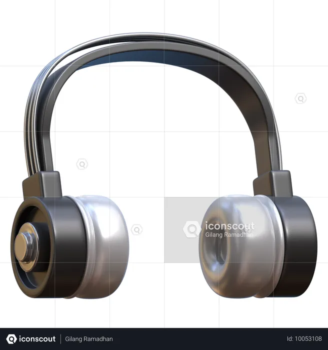 Casque de musique  3D Icon