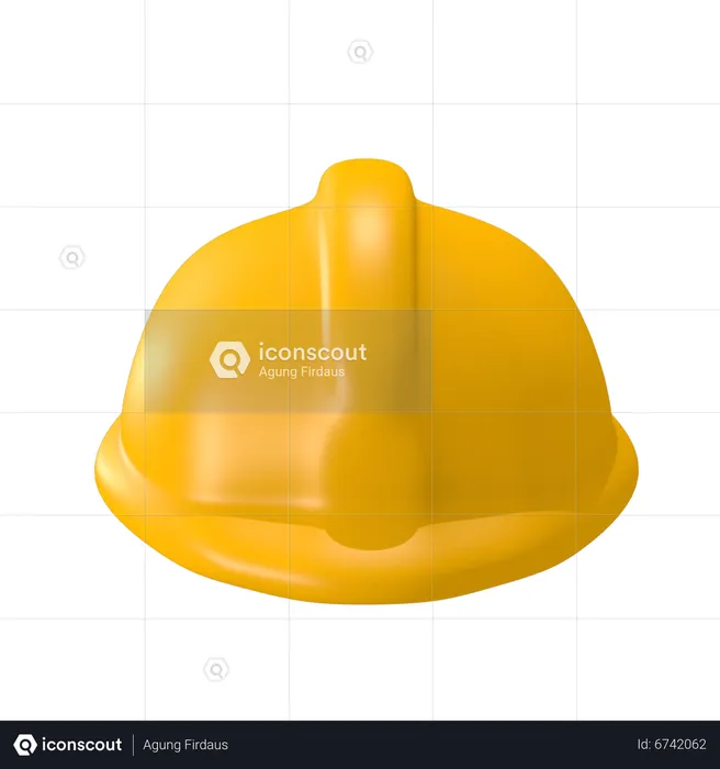 Casque de chantier  3D Icon