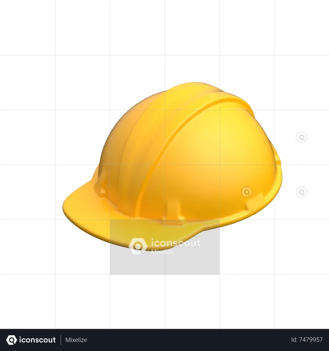 Casque de chantier  3D Icon