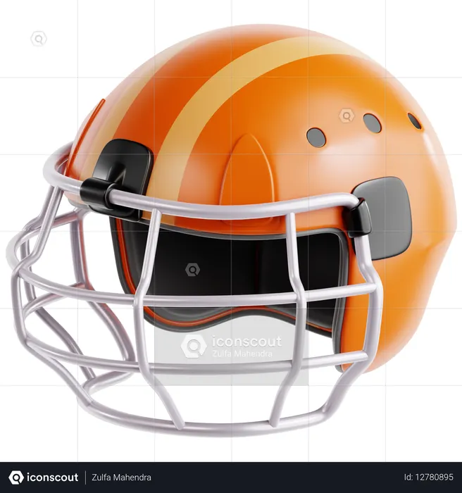 Casque de football  3D Icon