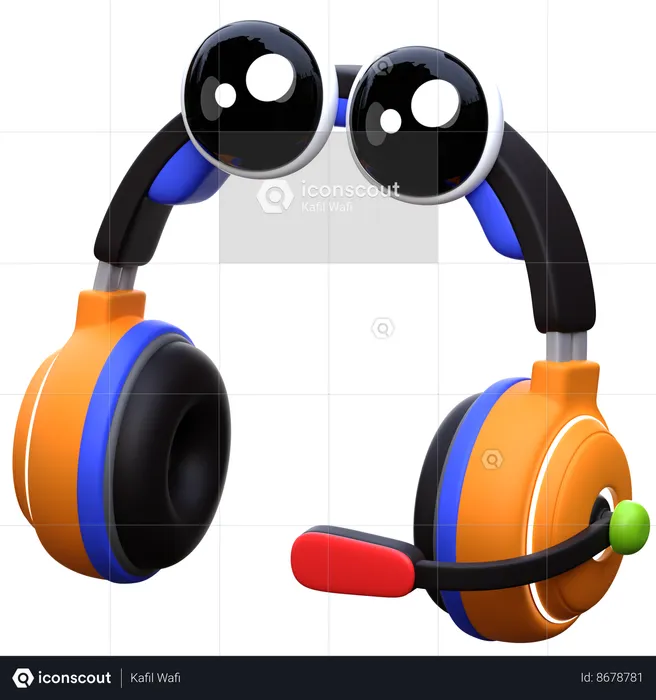 Casque de jeu  3D Icon