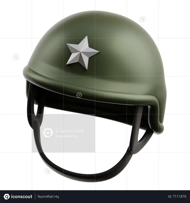 Casque de soldat  3D Icon