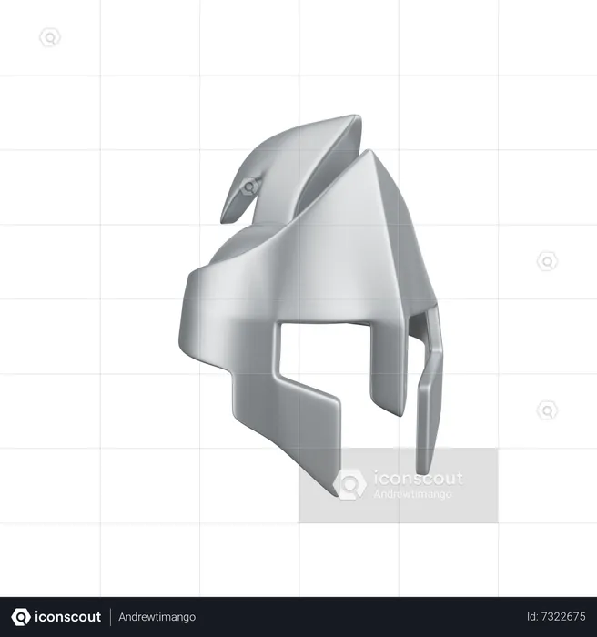 Casque viking  3D Icon