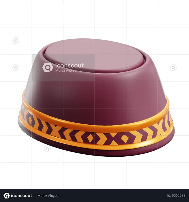 Casquette musulmane  3D Icon