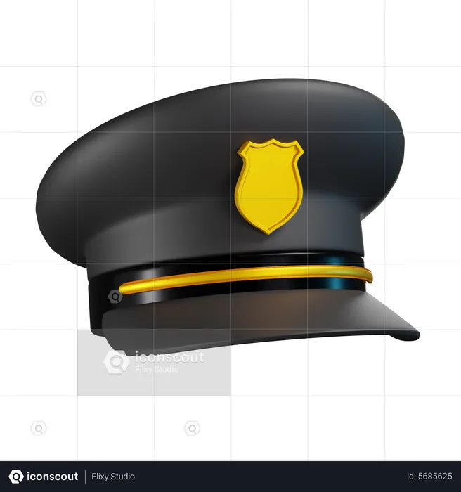 Casquette de facteur  3D Icon