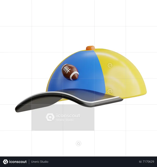 Casquette de rugby  3D Icon