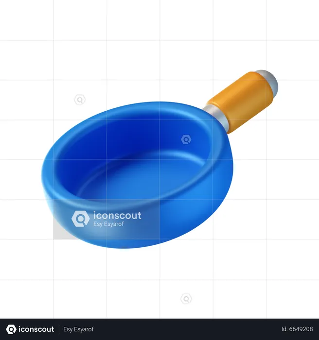 Poêle  3D Icon