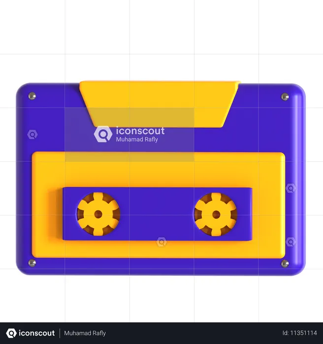 Cassete  3D Icon