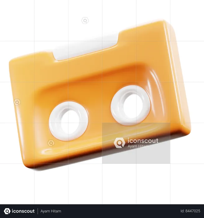 Cassette  3D Icon