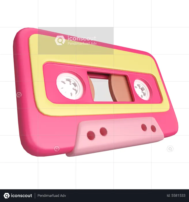 Cassette  3D Icon