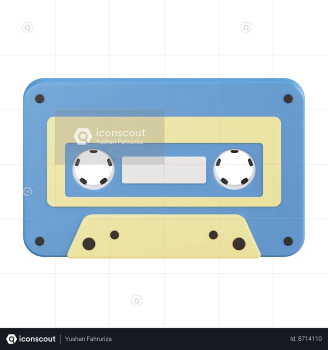 Cassette  3D Icon