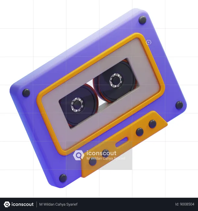 CASSETTE  3D Icon