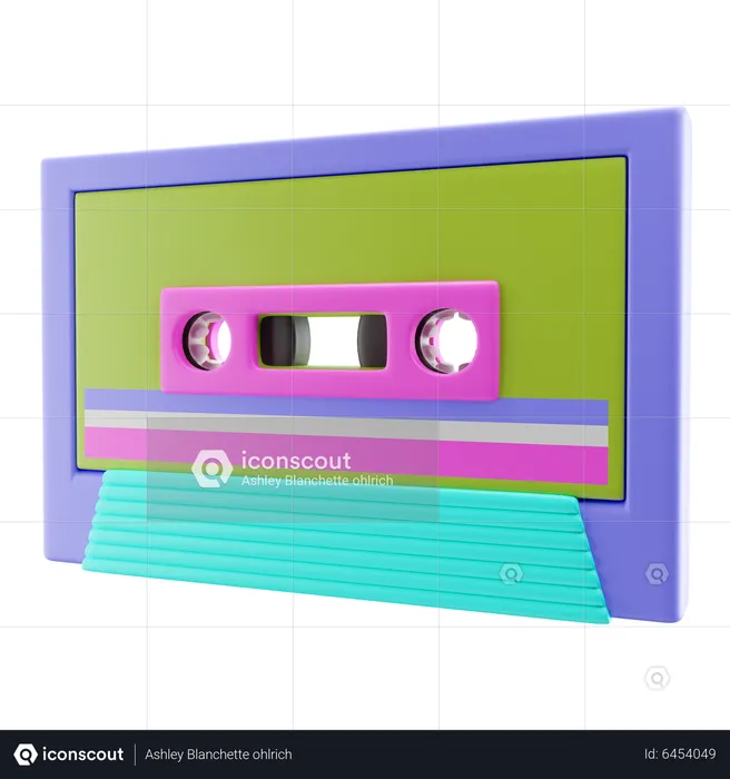 Cassette Tape  3D Icon