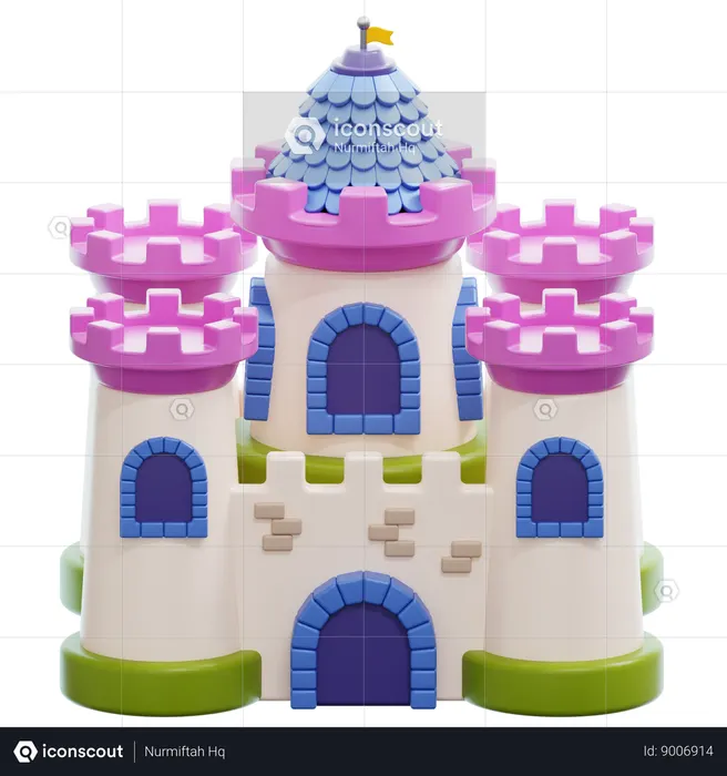 Castelo  3D Icon
